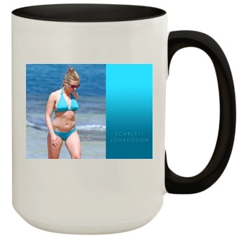 Scarlett Johansson 15oz Colored Inner & Handle Mug