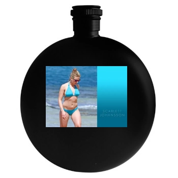 Scarlett Johansson Round Flask