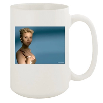 Scarlett Johansson 15oz White Mug