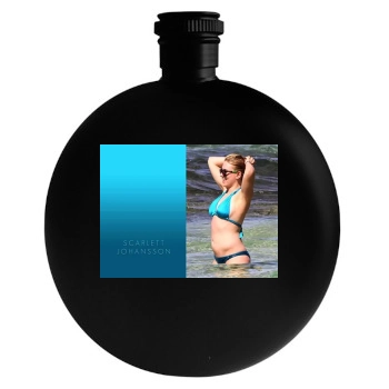 Scarlett Johansson Round Flask