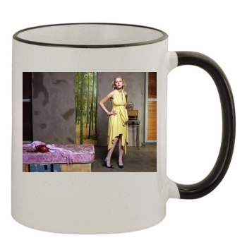 Scarlett Johansson 11oz Colored Rim & Handle Mug