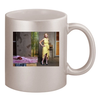 Scarlett Johansson 11oz Metallic Silver Mug