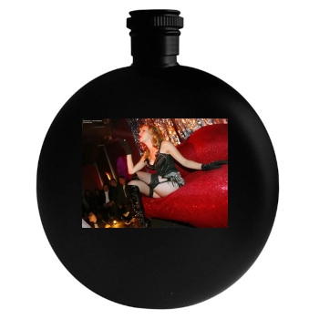 Scarlett Johansson Round Flask