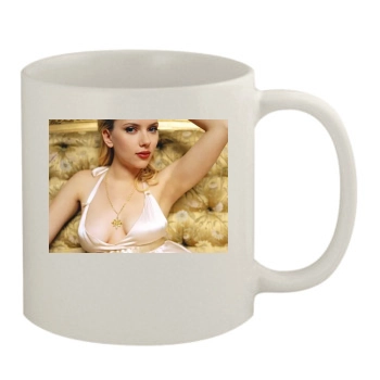 Scarlett Johansson 11oz White Mug