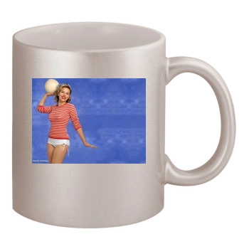 Scarlett Johansson 11oz Metallic Silver Mug