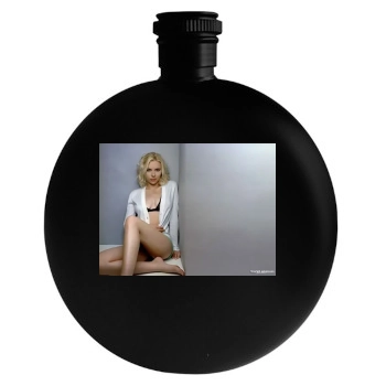 Scarlett Johansson Round Flask