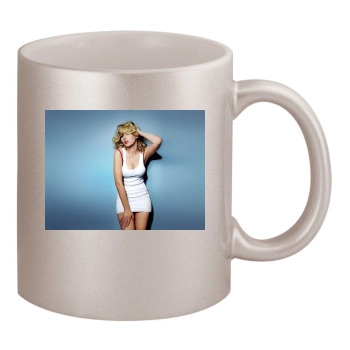 Scarlett Johansson 11oz Metallic Silver Mug