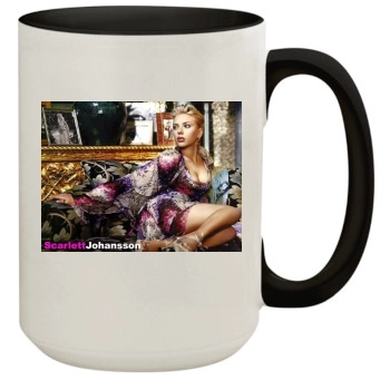 Scarlett Johansson 15oz Colored Inner & Handle Mug