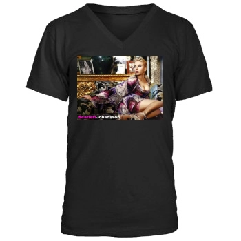 Scarlett Johansson Men's V-Neck T-Shirt