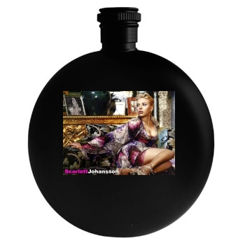 Scarlett Johansson Round Flask