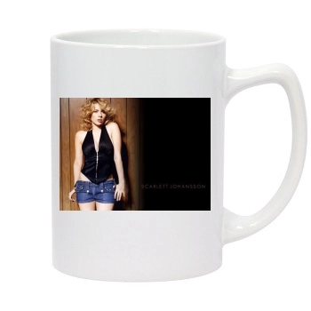 Scarlett Johansson 14oz White Statesman Mug