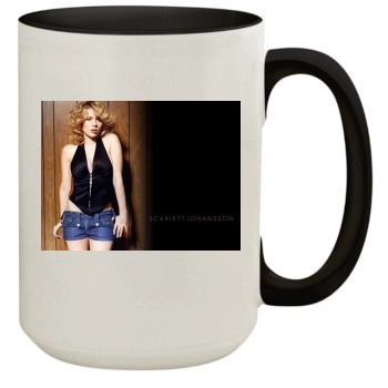 Scarlett Johansson 15oz Colored Inner & Handle Mug