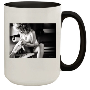 Scarlett Johansson 15oz Colored Inner & Handle Mug