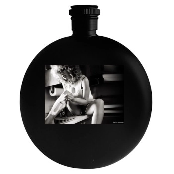 Scarlett Johansson Round Flask