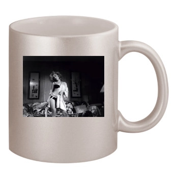 Scarlett Johansson 11oz Metallic Silver Mug