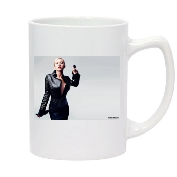 Scarlett Johansson 14oz White Statesman Mug