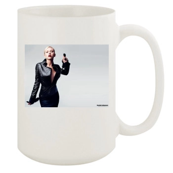 Scarlett Johansson 15oz White Mug