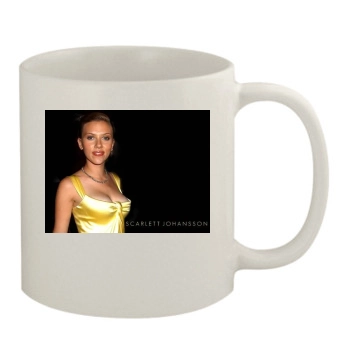 Scarlett Johansson 11oz White Mug