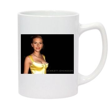 Scarlett Johansson 14oz White Statesman Mug