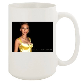 Scarlett Johansson 15oz White Mug