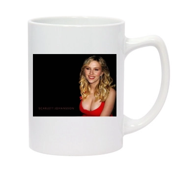 Scarlett Johansson 14oz White Statesman Mug