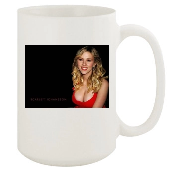 Scarlett Johansson 15oz White Mug