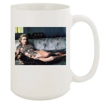 Scarlett Johansson 15oz White Mug