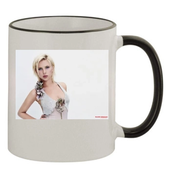 Scarlett Johansson 11oz Colored Rim & Handle Mug