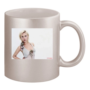 Scarlett Johansson 11oz Metallic Silver Mug