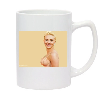 Scarlett Johansson 14oz White Statesman Mug