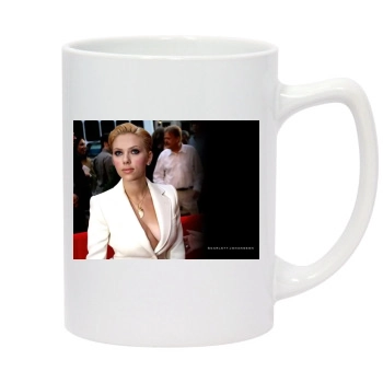 Scarlett Johansson 14oz White Statesman Mug