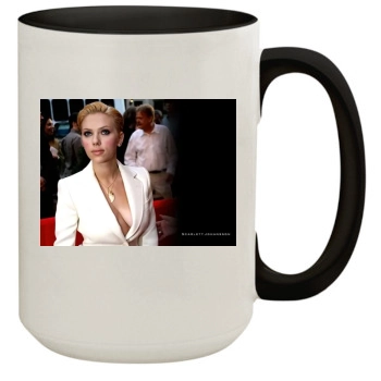 Scarlett Johansson 15oz Colored Inner & Handle Mug