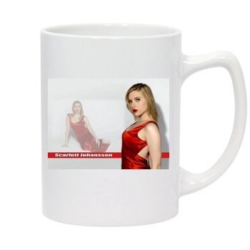 Scarlett Johansson 14oz White Statesman Mug