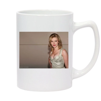 Scarlett Johansson 14oz White Statesman Mug