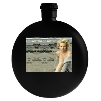 Scarlett Johansson Round Flask