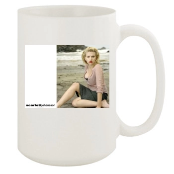 Scarlett Johansson 15oz White Mug