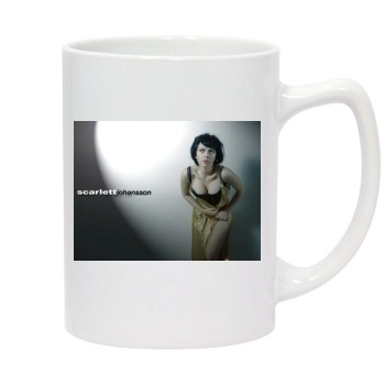 Scarlett Johansson 14oz White Statesman Mug