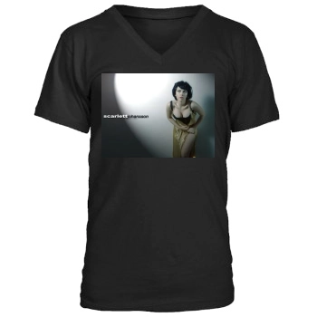 Scarlett Johansson Men's V-Neck T-Shirt