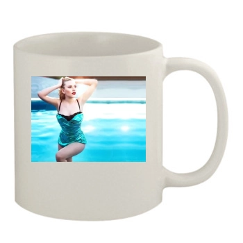 Scarlett Johansson 11oz White Mug