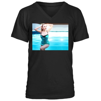 Scarlett Johansson Men's V-Neck T-Shirt