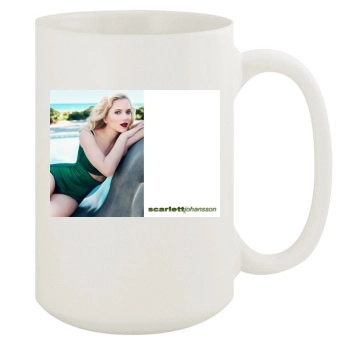 Scarlett Johansson 15oz White Mug