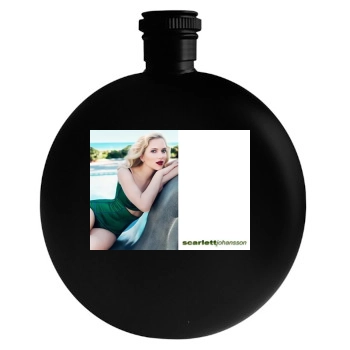 Scarlett Johansson Round Flask