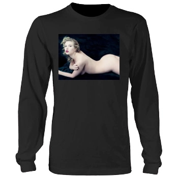 Scarlett Johansson Men's Heavy Long Sleeve TShirt