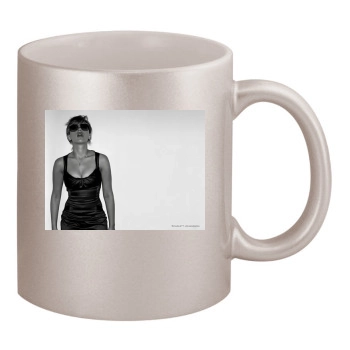 Scarlett Johansson 11oz Metallic Silver Mug