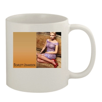 Scarlett Johansson 11oz White Mug