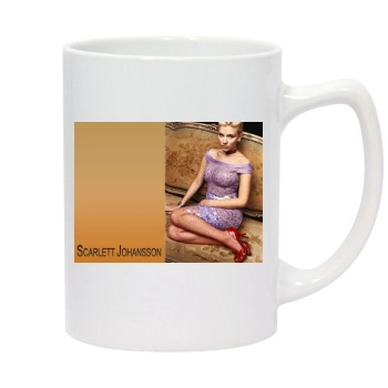 Scarlett Johansson 14oz White Statesman Mug