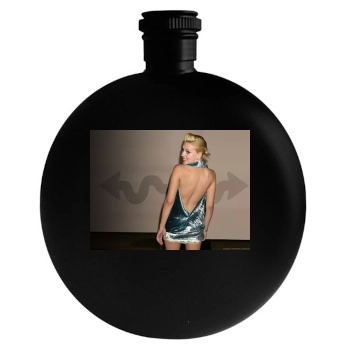 Scarlett Johansson Round Flask