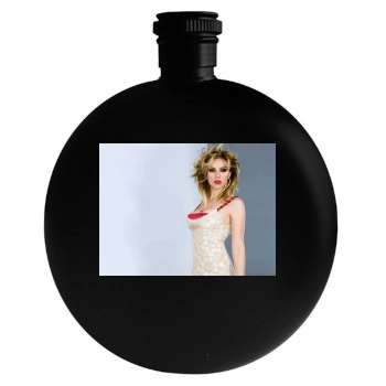 Scarlett Johansson Round Flask