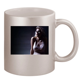 Scarlett Johansson 11oz Metallic Silver Mug