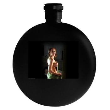 Scarlett Johansson Round Flask